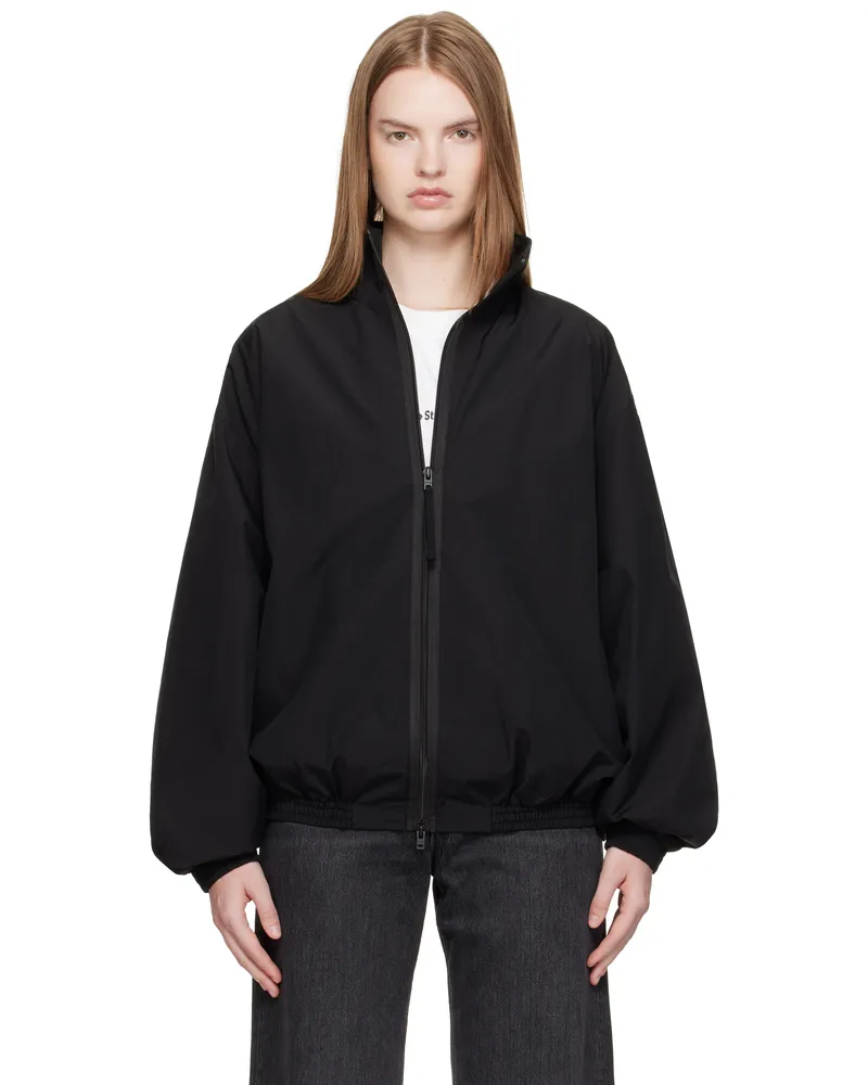 Acne Studios Black Embroidered Logo Jacket 900