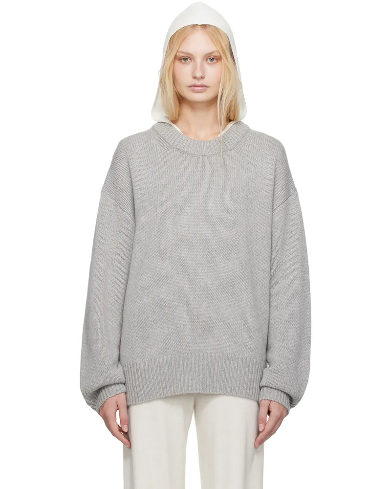 Lisa Yang Gray Renske Sweater Do