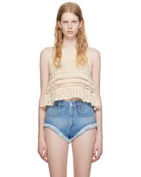 Étoile Isabel Marant Off-White Fico Tank Top 23ec