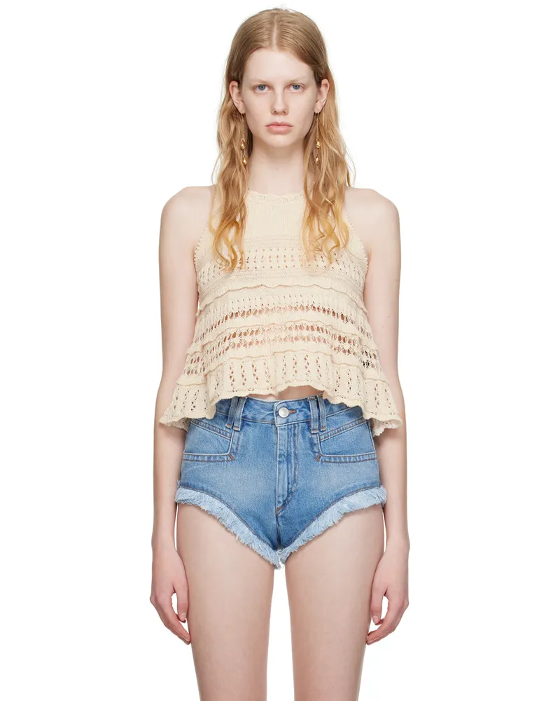 Étoile Isabel Marant Off-White Fico Tank Top 23ec