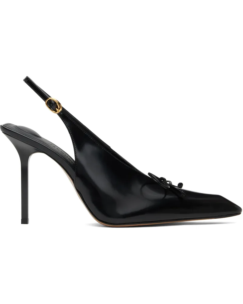 Jacquemus Black Les Classiques 'The high Cubisto slingbacks' Heels 990