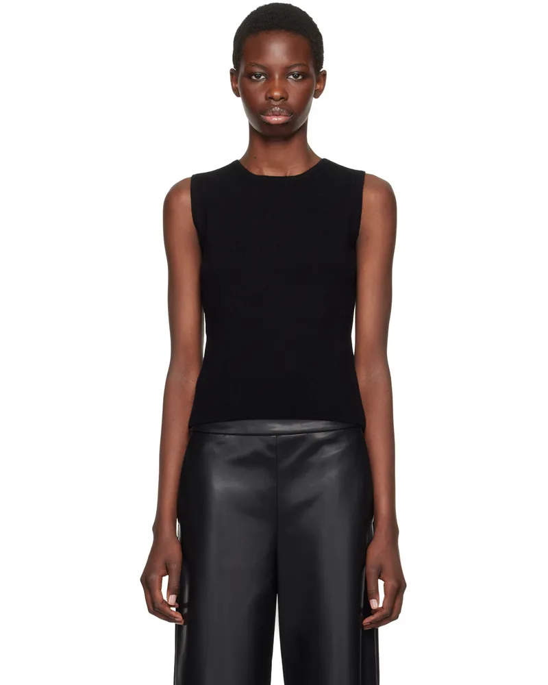 Max Mara Black Fosco Tank Top 005