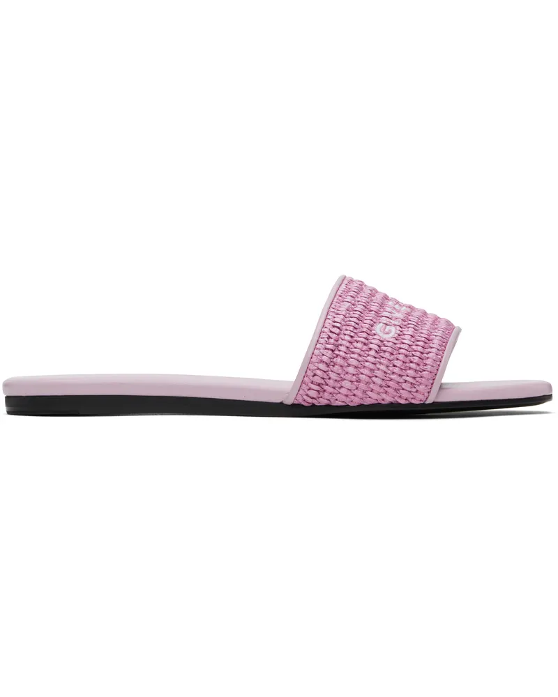 Givenchy Purple 4G Flat Mules 510-orchid