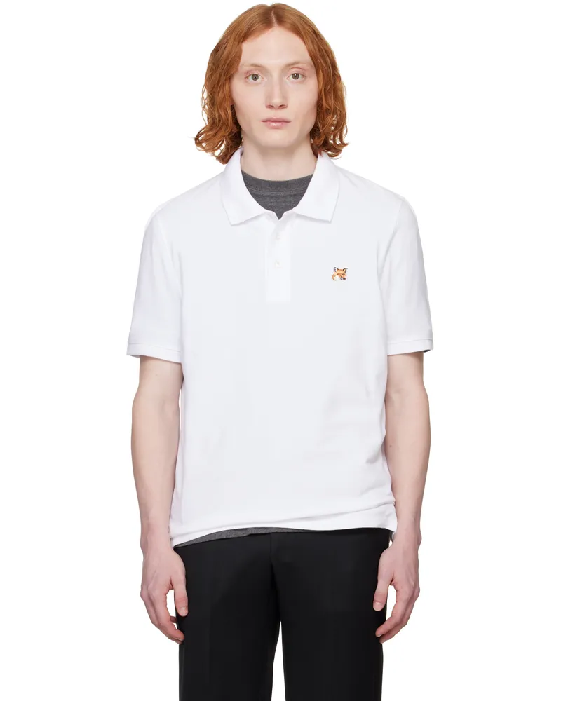 Kitsuné White Fox Head Patch Regular Polo P100