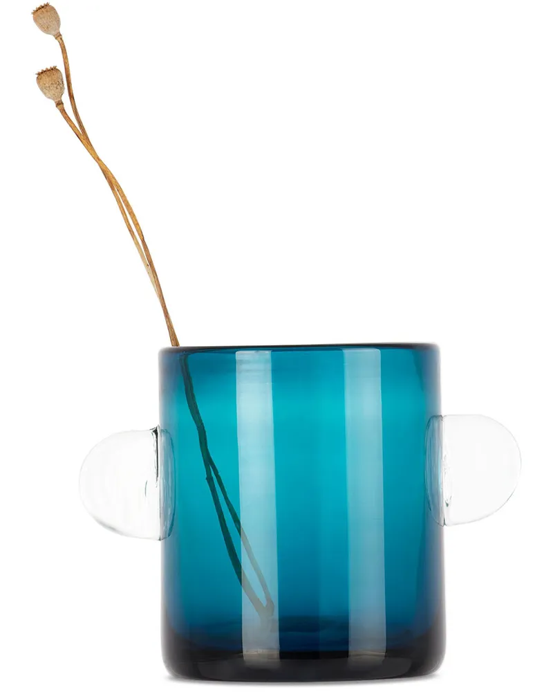 Serax Blue Wind & Fire Vase Dark