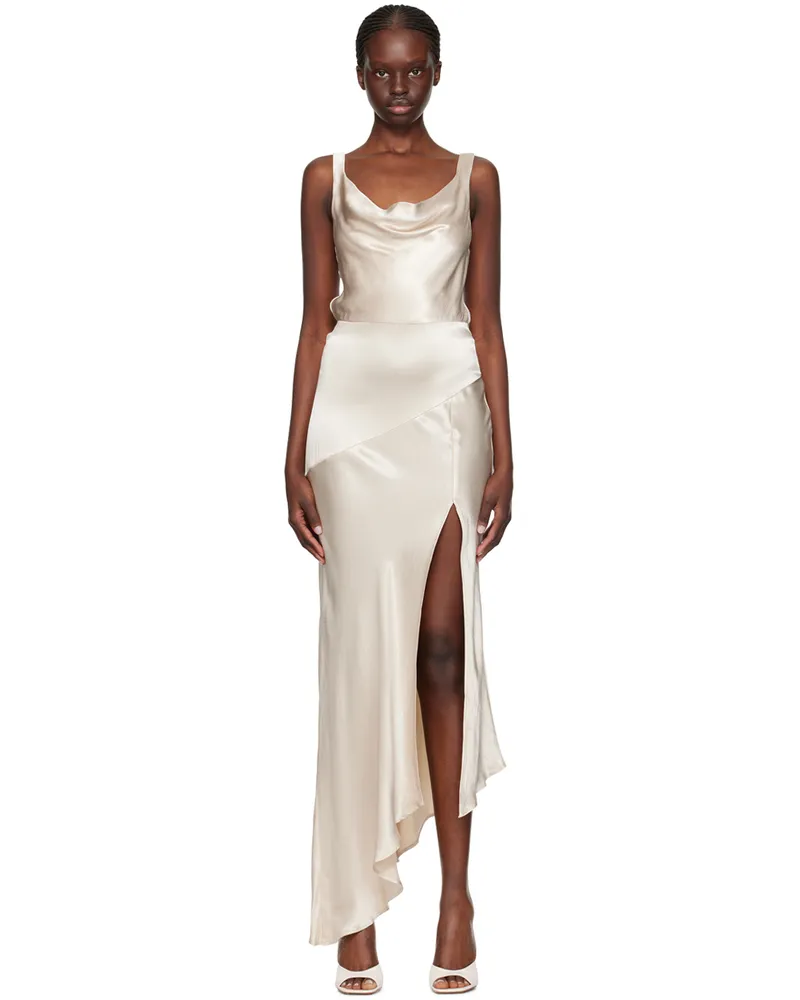 bec & bridge Beige Moon Dance Maxi Dress Sand