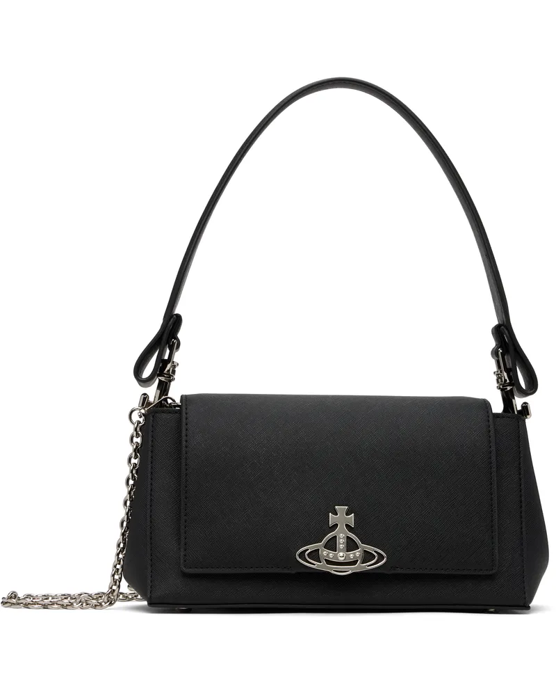 Vivienne Westwood Black Medium Hazel Bag Ss25-n401
