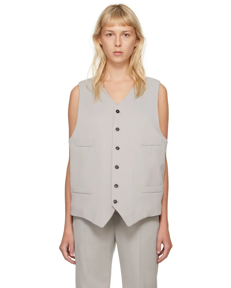 Maison Margiela Taupe Tailoring Vest 858