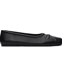 Marni Black Little Bow Ballerina Flats 00nblack