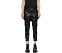 Black Nº 7 Leather Pants