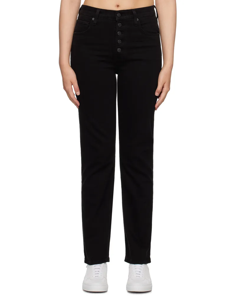 Citizens of humanity Black Daphne Jeans Jet