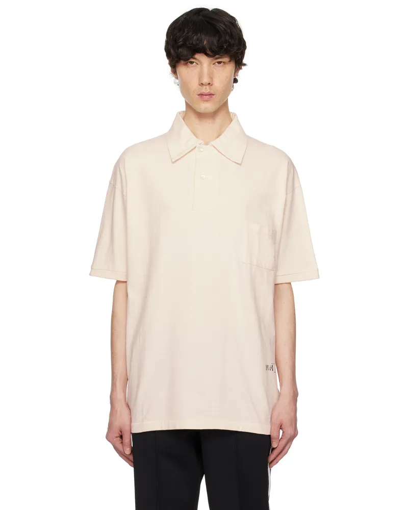 Maison Margiela Beige Printed Polo 102