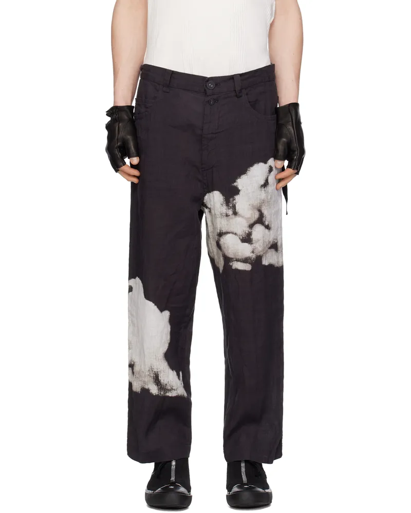 Undercover Black UC1E4501-1 Trousers Black