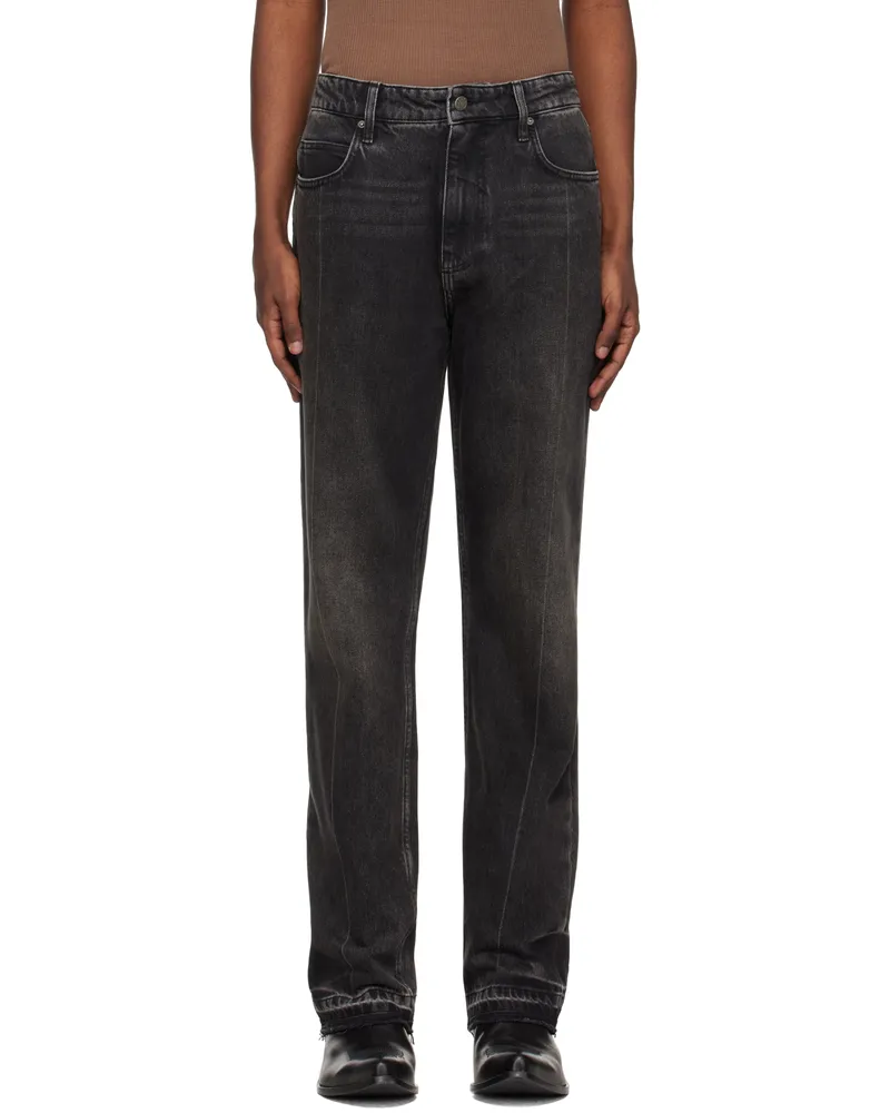 Guess Black Vintage Natural Washed Denim Jeans Gusa