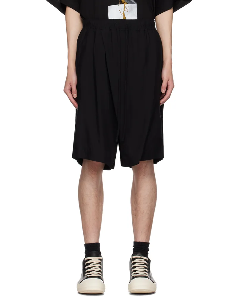 Julius Black Drawstring Shorts Black