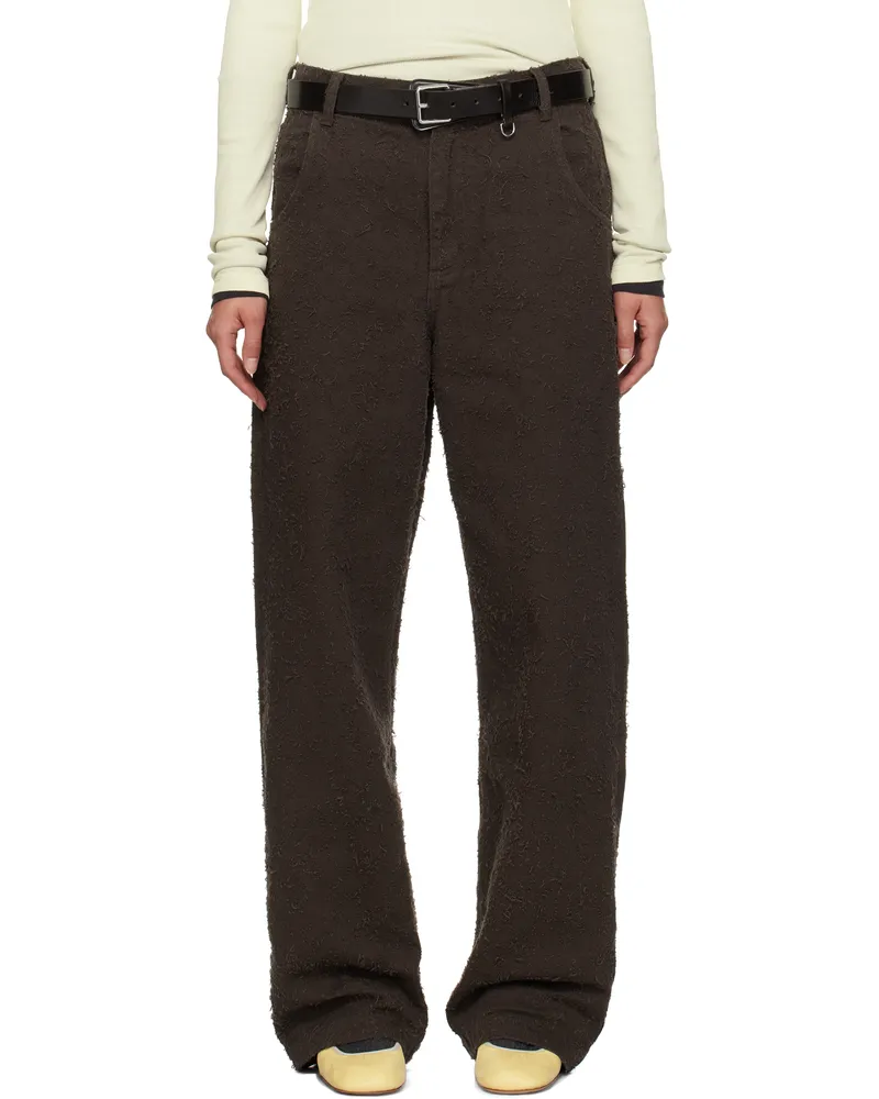 Mfpen Brown Punch Out Jeans Brown
