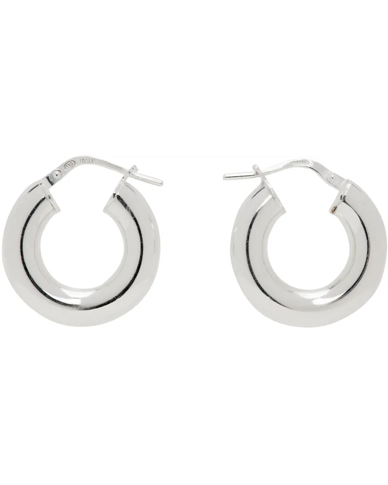 Sophie Buhai Silver Tiny Everyday Hoop Earrings Sterling