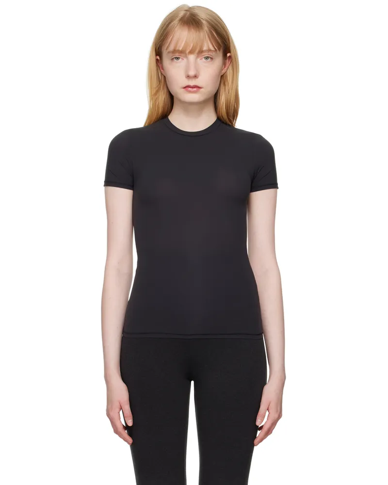 SKIMS Black Fits Everybody T-Shirt Onyx