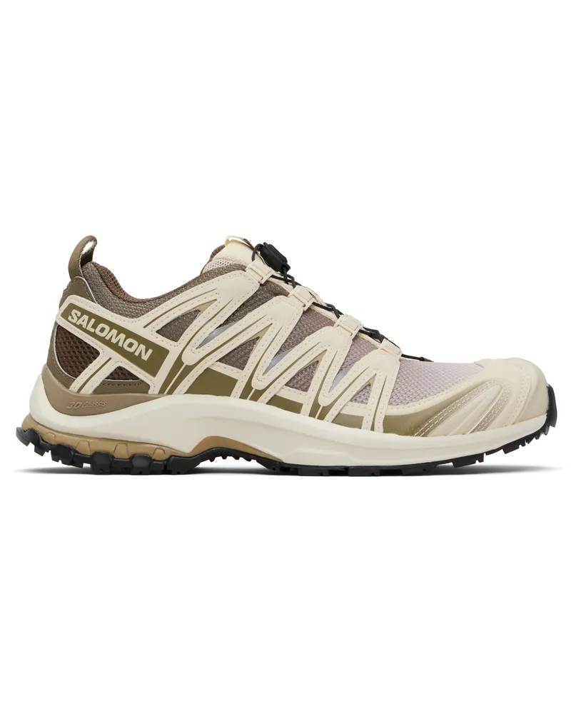 Salomon Beige & Khaki XA Pro 3D Sneakers Stone