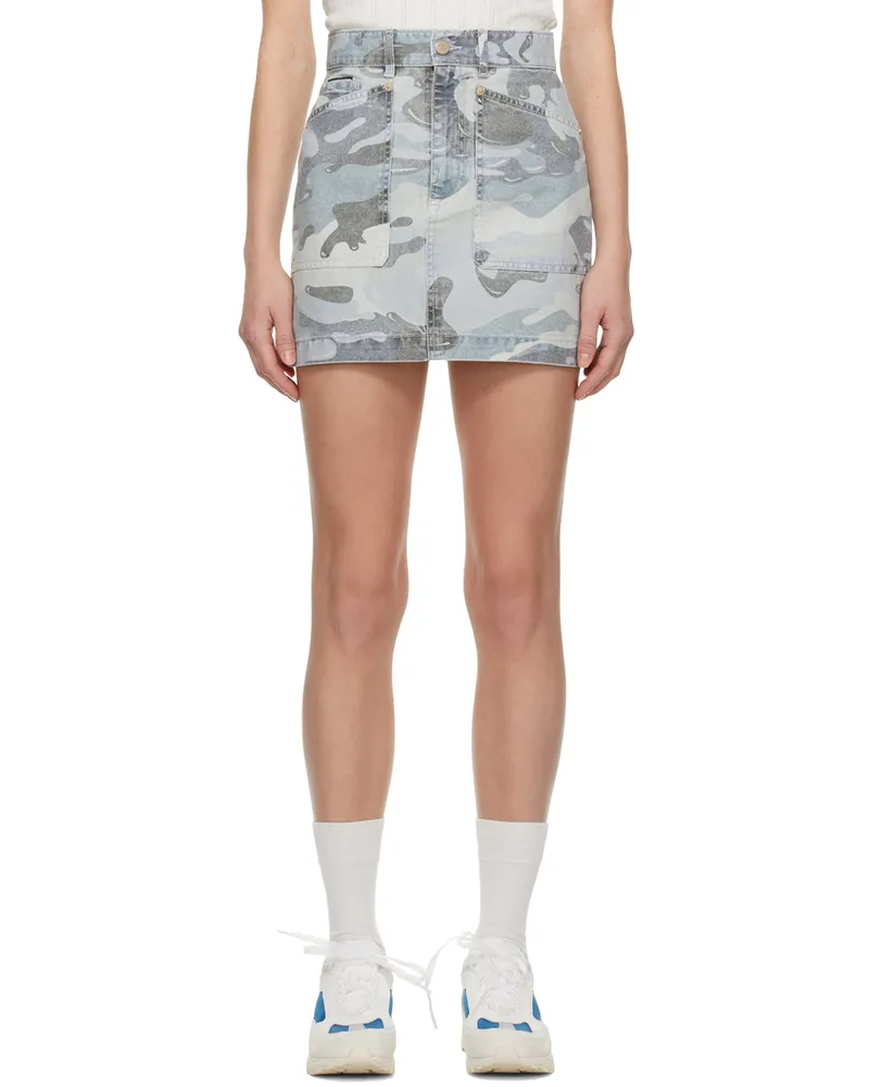 Eytys Gray Leia Miniskirt Camo