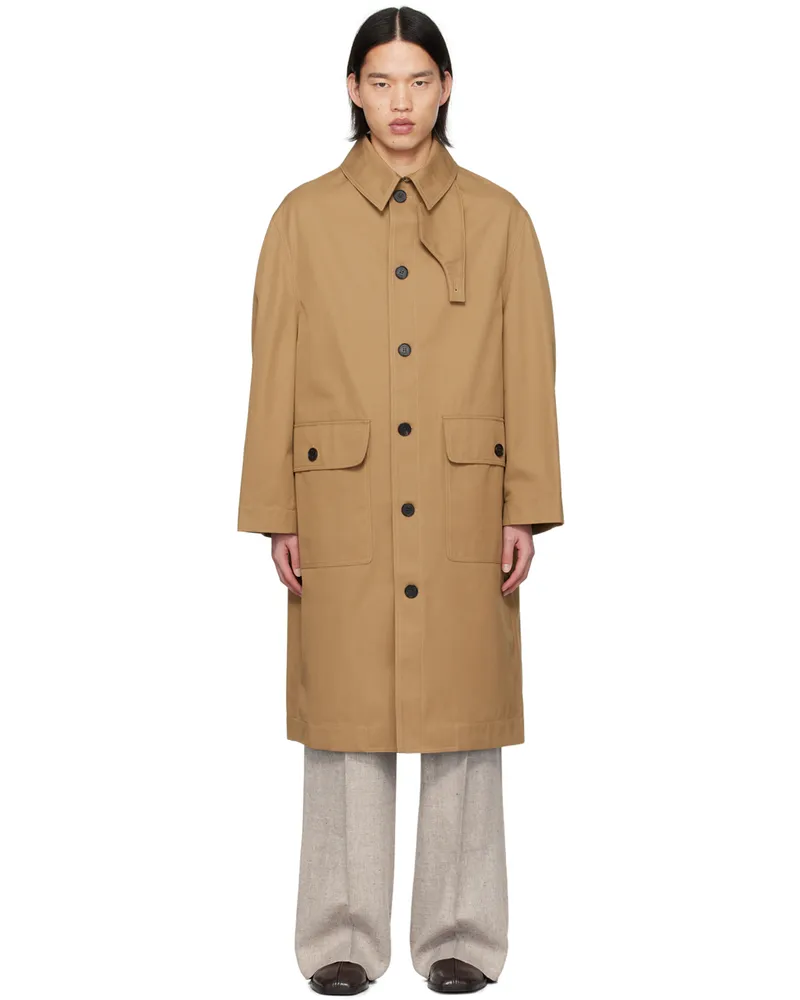 Mark Kenly Domino Tan Studio Tan Cedric Coat Khaki