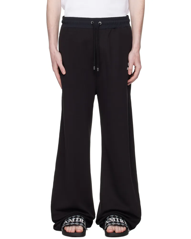 Amiri Black Lounge Track Sweatpants Black