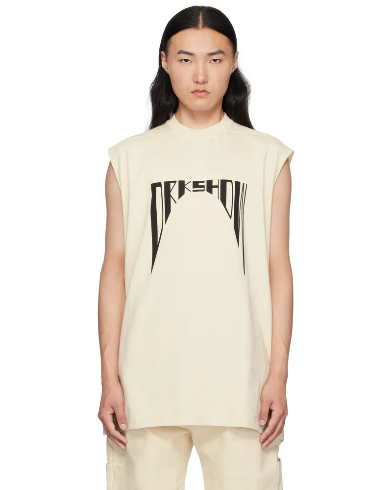 DRKSHDW by Rick Owens Off-White Hollywood Tarp Tank Top 2109