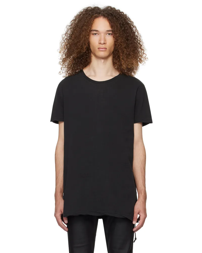 ksubi Black Seeing Lines T-Shirt Black