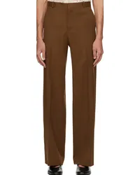 CMMN SWDN Brown Otto Trousers Brown