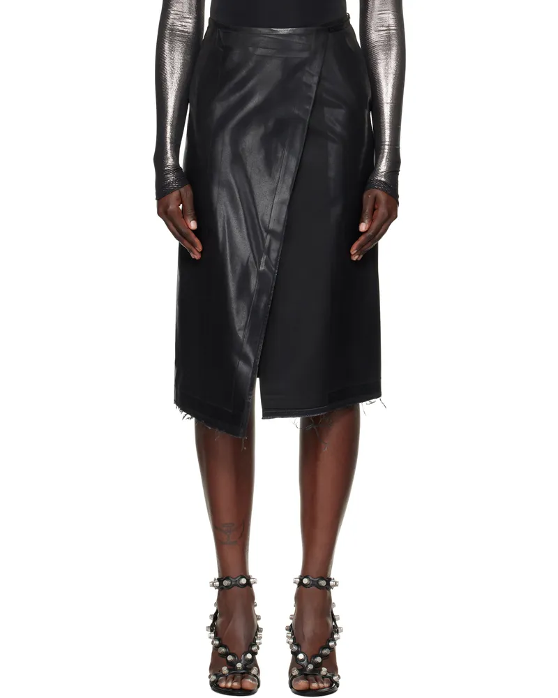 Diesel Black O-Kessy-Long-P1 Midi Skirt 9xx