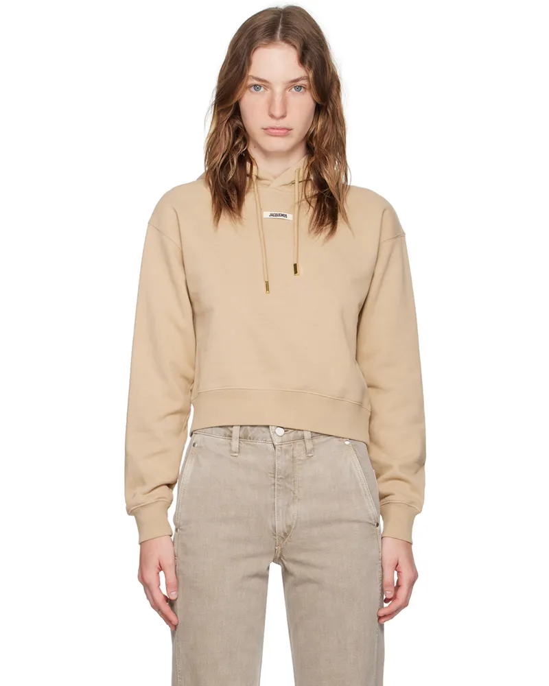 Jacquemus Beige La Casa 'Le Hoodie Gros Grain' Hoodie 151
