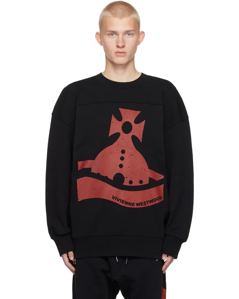 Vivienne Westwood Black Sander Sweatshirt Aw24-n401