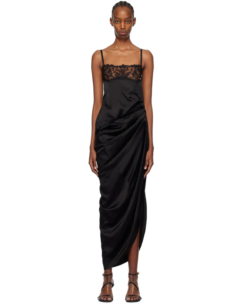 Jacquemus Black Les Sculptures 'La Saudade longue brodée' Maxi Dress 990