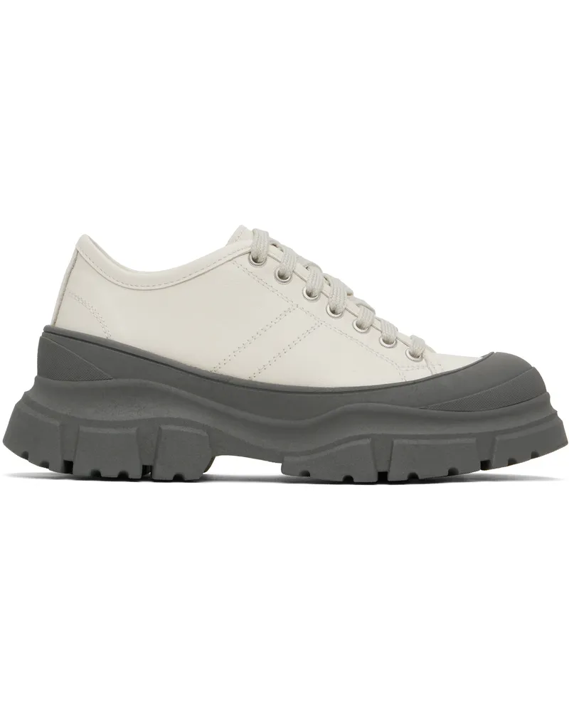 Sofie D'Hoore Beige & Gray Feat Sneakers Porcelain