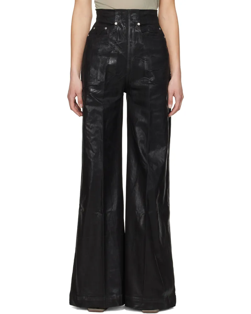 DRKSHDW by Rick Owens Black Hollywood Dirt Cooper Jeans 09