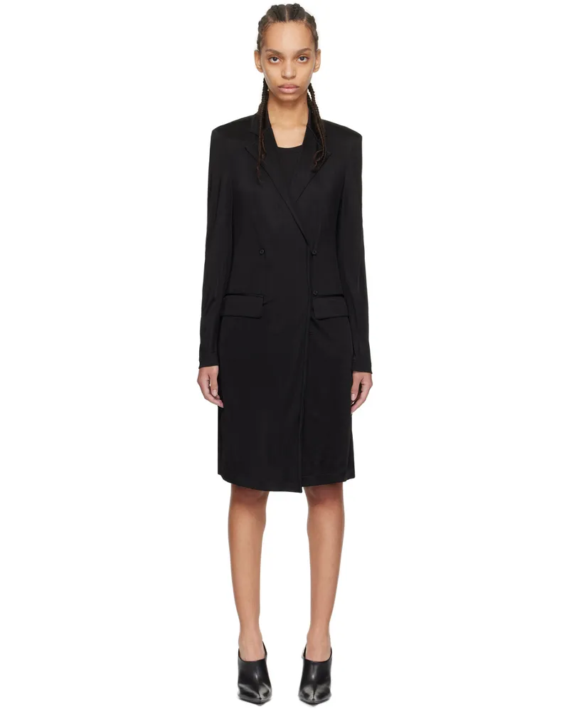 Helmut Lang Black Classic Coat Black