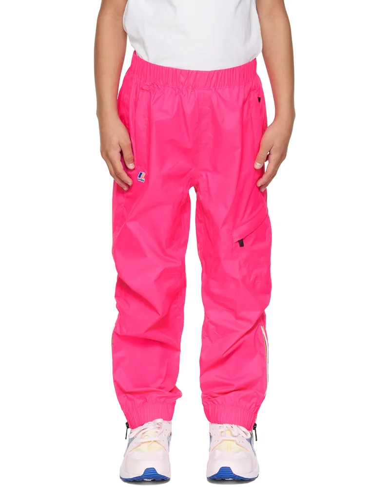 K-Way Kids Pink Edgard Track Pants X1b