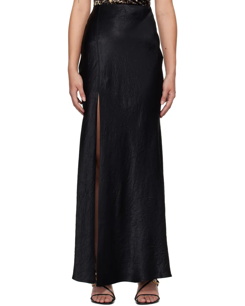 Nanushka Black Harlow Maxi Skirt Black