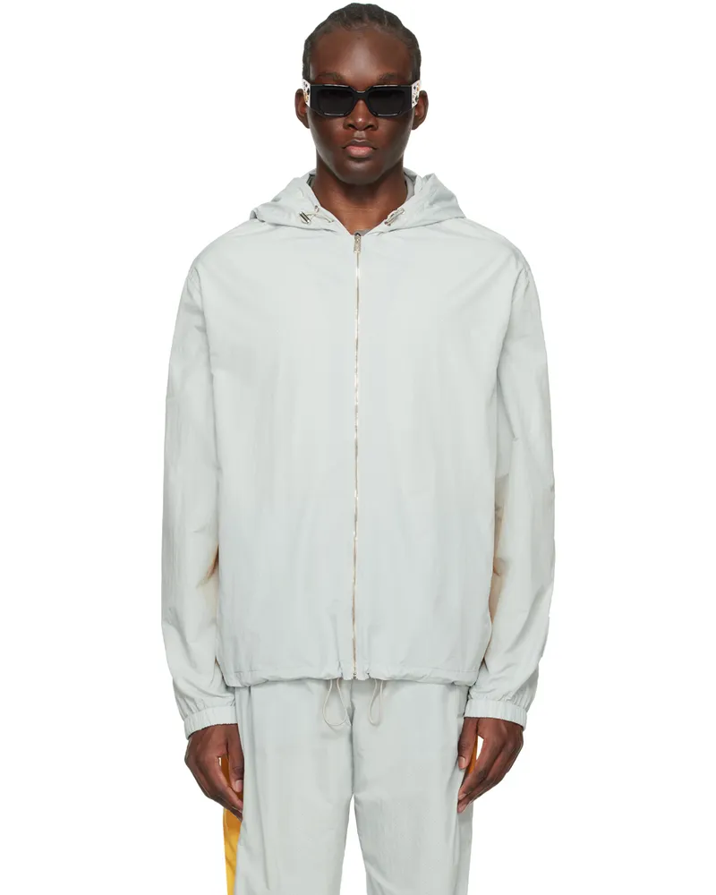 Lanvin Gray & Yellow Future Edition Jacket Eagle