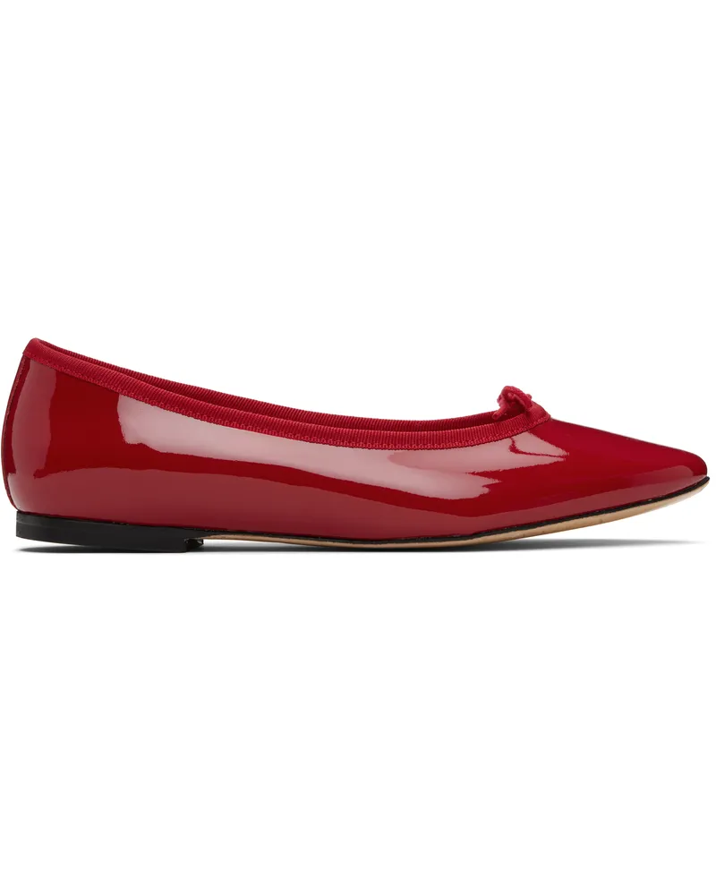 Repetto Red Cendrillon Pointed-Toe Ballerina Flats 550