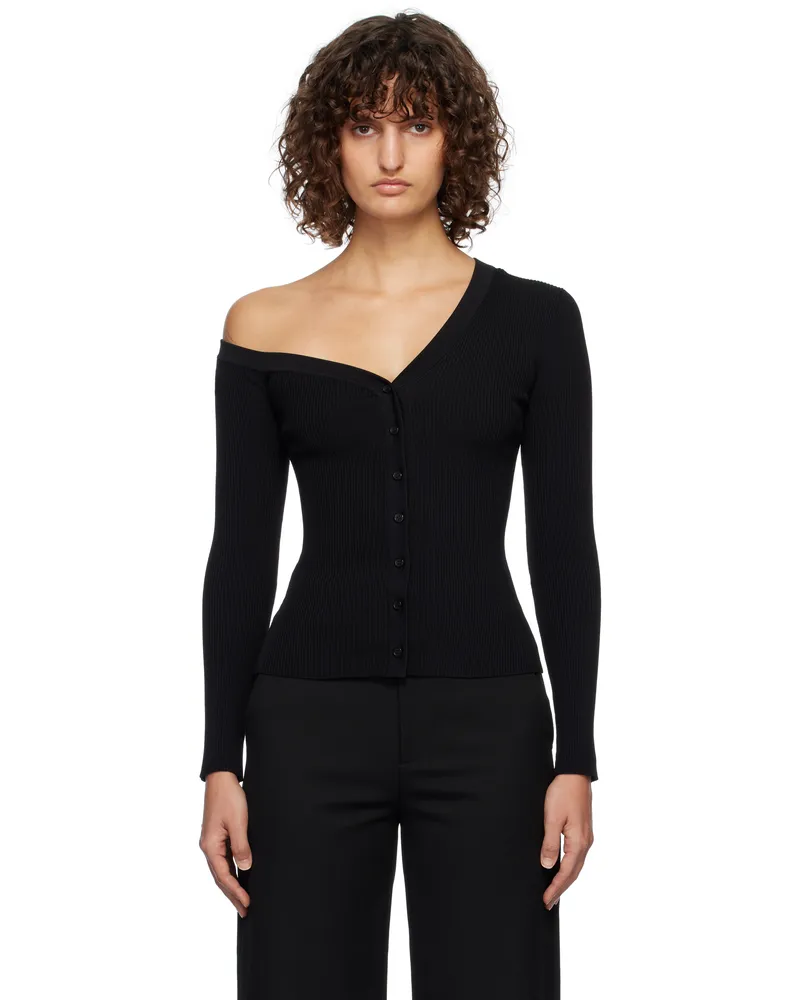 STAUD Black Craftsman Cardigan Blk