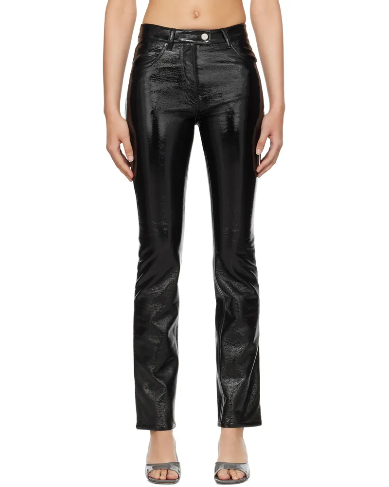 Courrèges Black 5-Pocket Trousers Black