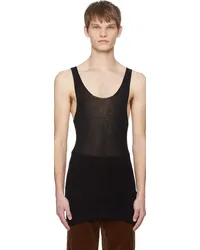 Rier Black Seamless Tank Top Black