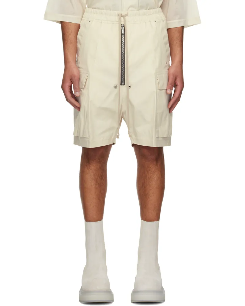 Rick Owens Off-White Hollywood Cargobela Shorts 41