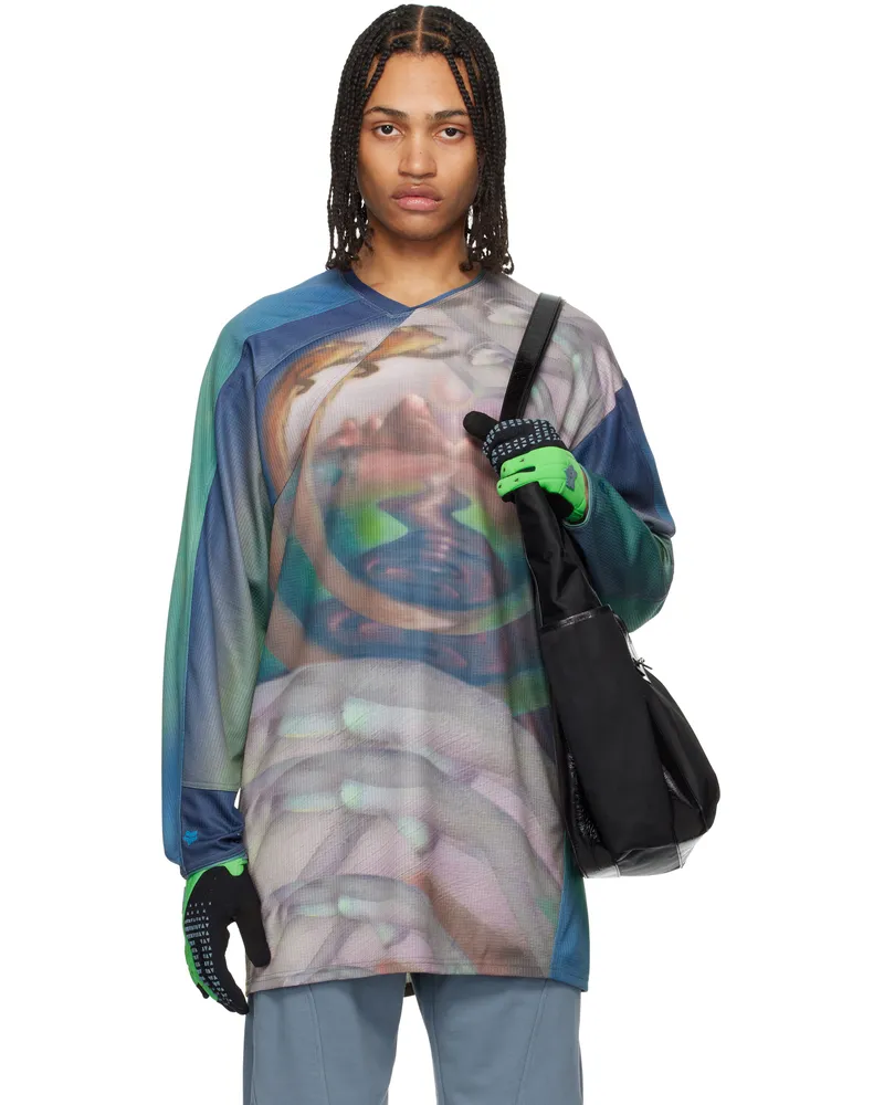 KIKO KOSTADINOV Multicolor Fox Racing Edition Printed Tunic T-shirt Drk
