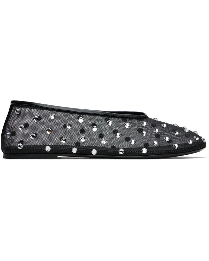 KHAITE Black 'The Marcy' Ballerina Flats 200