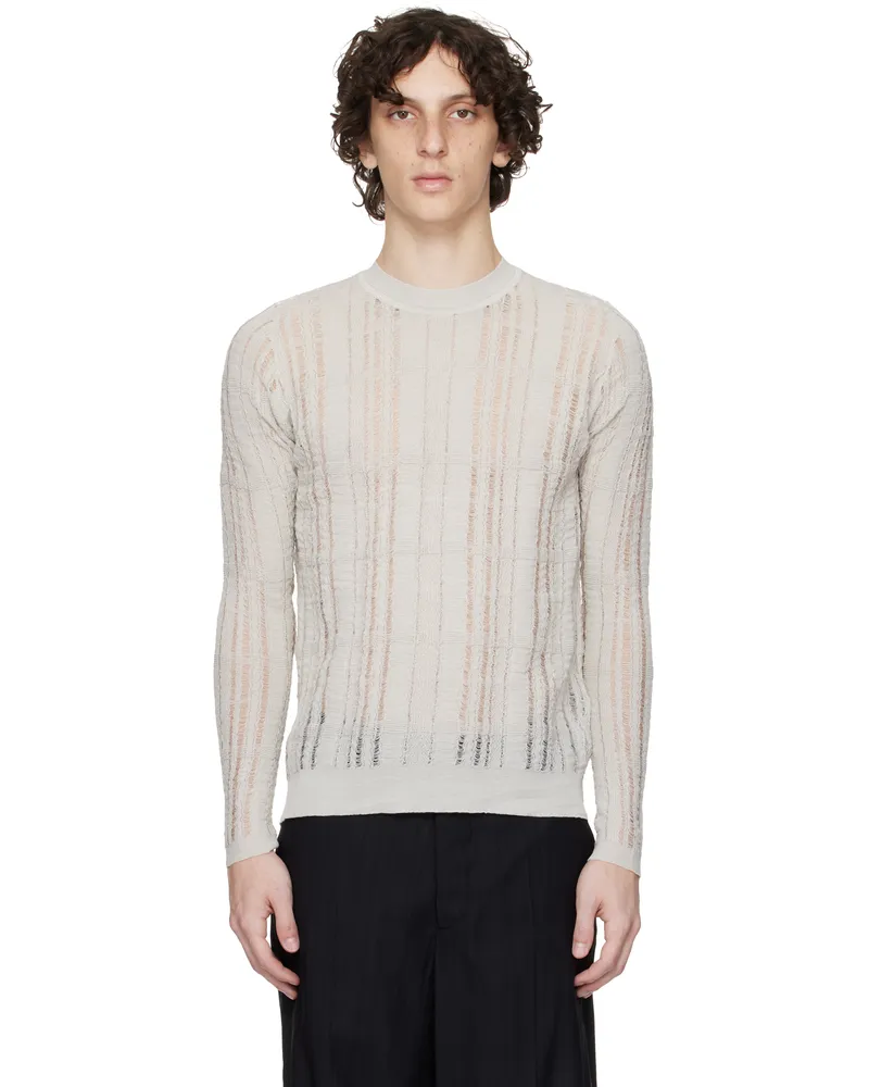 Our Legacy Gray Formal Sweater Cloud