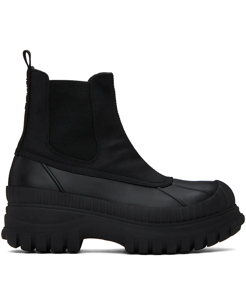 Ganni Black Outdoor Chelsea Boots 099