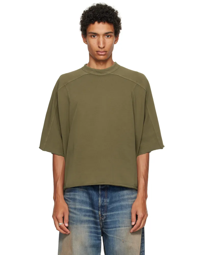 Entire Studios Khaki Heavy Dart T-shirt Military