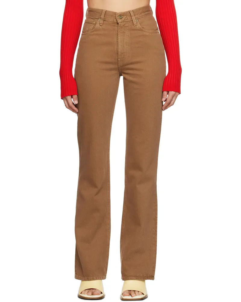 Jacquemus Brown Le Chouchou 'Le De Nîmes' Jeans 83a
